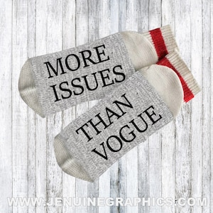Funny socks - Novelty Socks - Words on socks - funny gift idea - text on socks - custom socks - funny gift for her