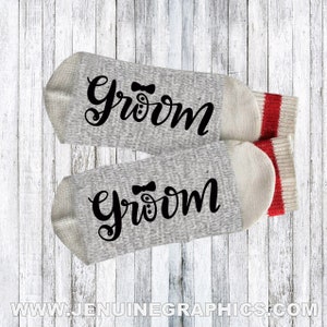 Bride socks - Groom socks  - engagement gift - bridal party gift - bridal shower funny gift - custom socks - mr and mrs gift - couple gift