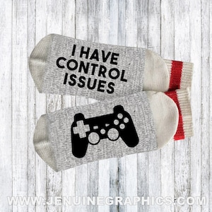 Funny socks - Novelty Socks - Words on socks - funny gift idea - gamer gift idea - teen gift idea - video game lover gift