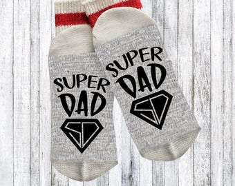 Funny socks - Novelty Socks - dad gift idea - Words on socks - funny gift idea - text on socks - custom socks - daddy socks