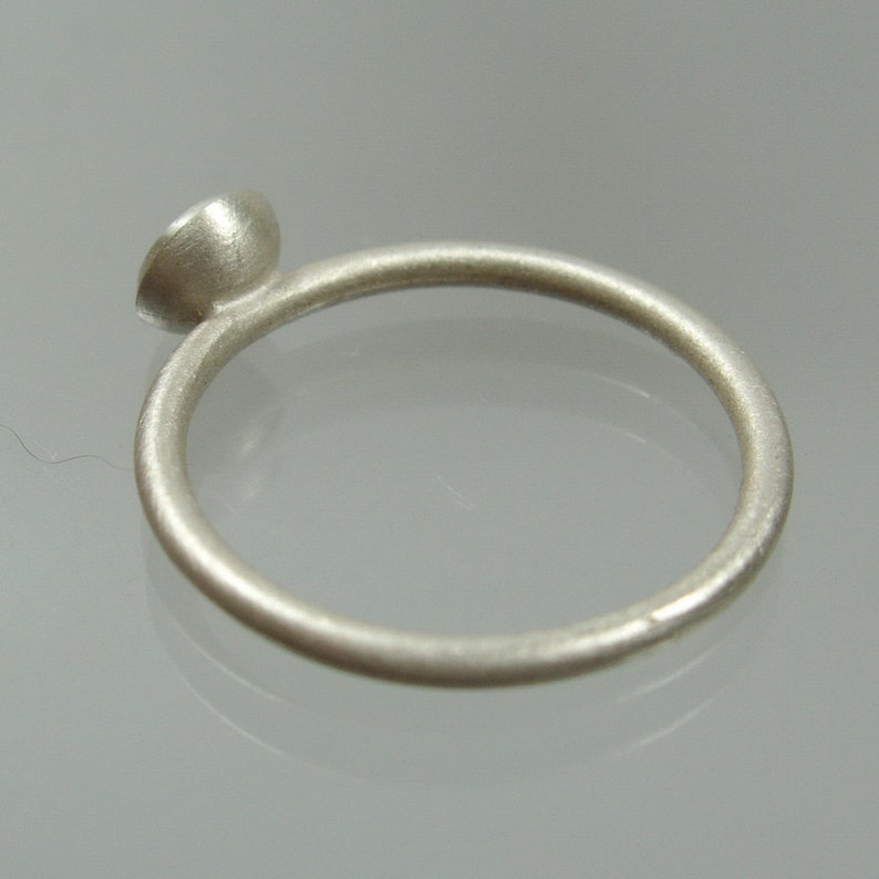 1 stacking ring ring 925 Silver of blue Iolite Wassersafir can be combined