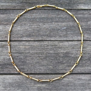 585 gold necklace masterwork goldsmith&#39;s work handcrafted