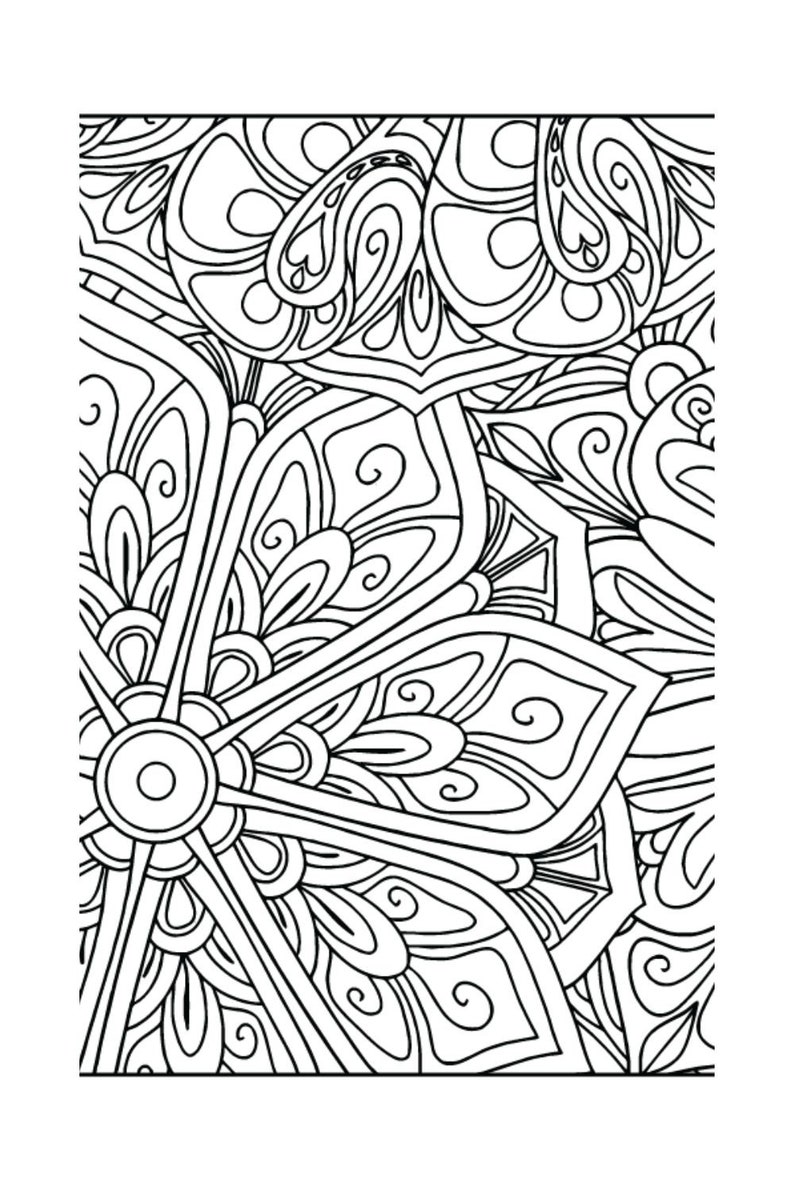 50 Mandala Coloring PagesColoring Pages Stress Relieve Art