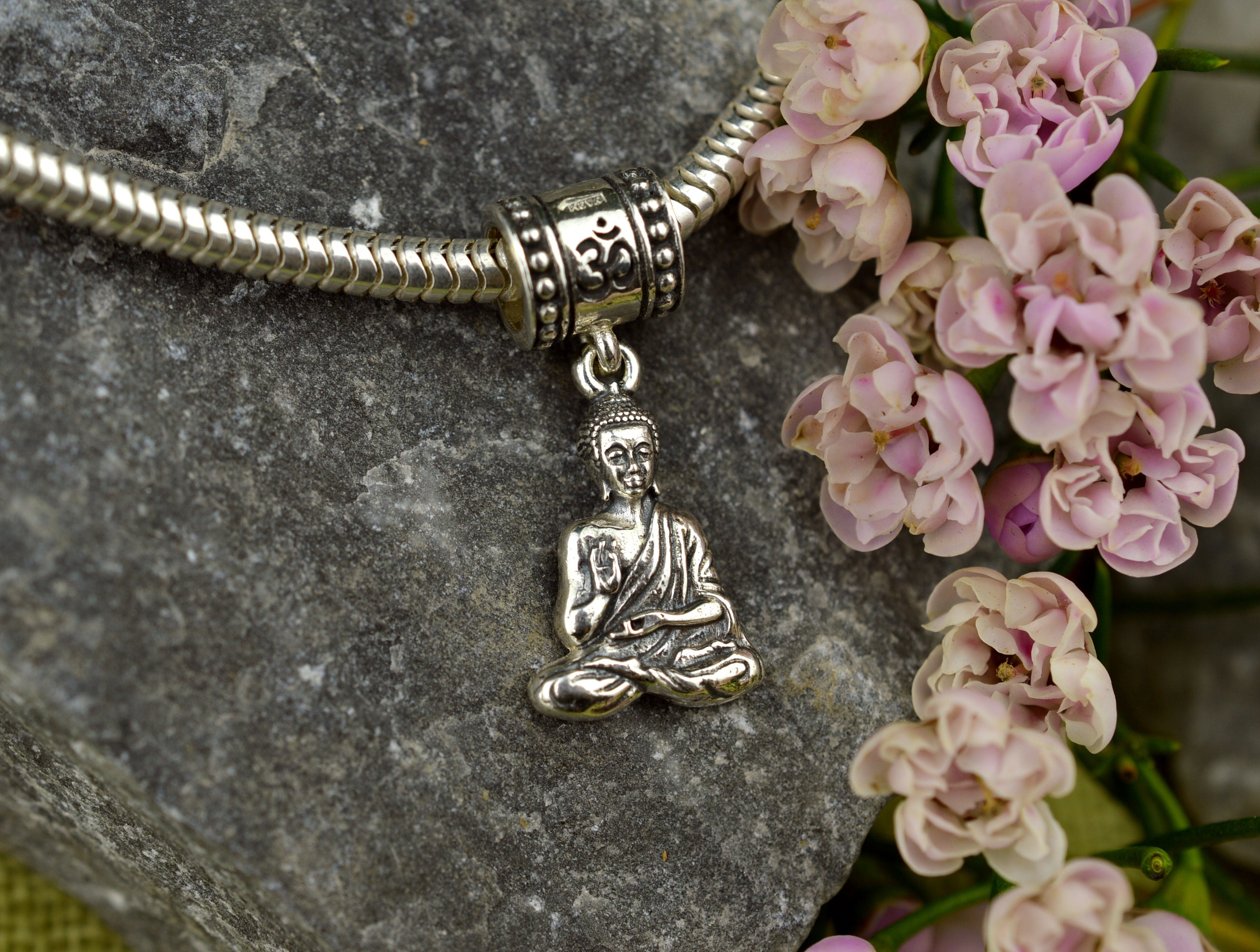 Charm Pendant Buddha. Buddha. Beads for Bracelets fits Pandora Etsy