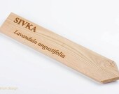 Wooden plant markers, garden signs, custom engraved garden sign, herb sign