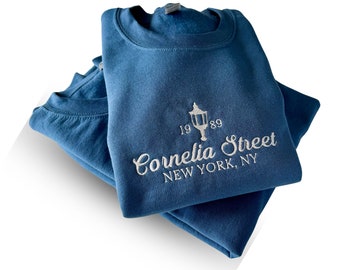 Cornelia Street Embroidered Ssweatshirt, TS shirt, Swiftie