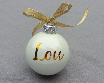 Boule Noel Personnalise Etsy