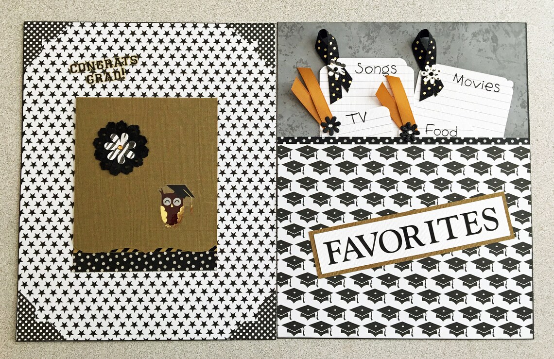 Custom Senior Year Memory Book Handcrafted Graduation Etsy