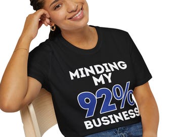 T-shirt à 92 % d'électeurs noirs d'affaires | T-shirt politique responsabilisant pour les électrices noires | Haut décontracté pour la justice sociale et le droit de vote