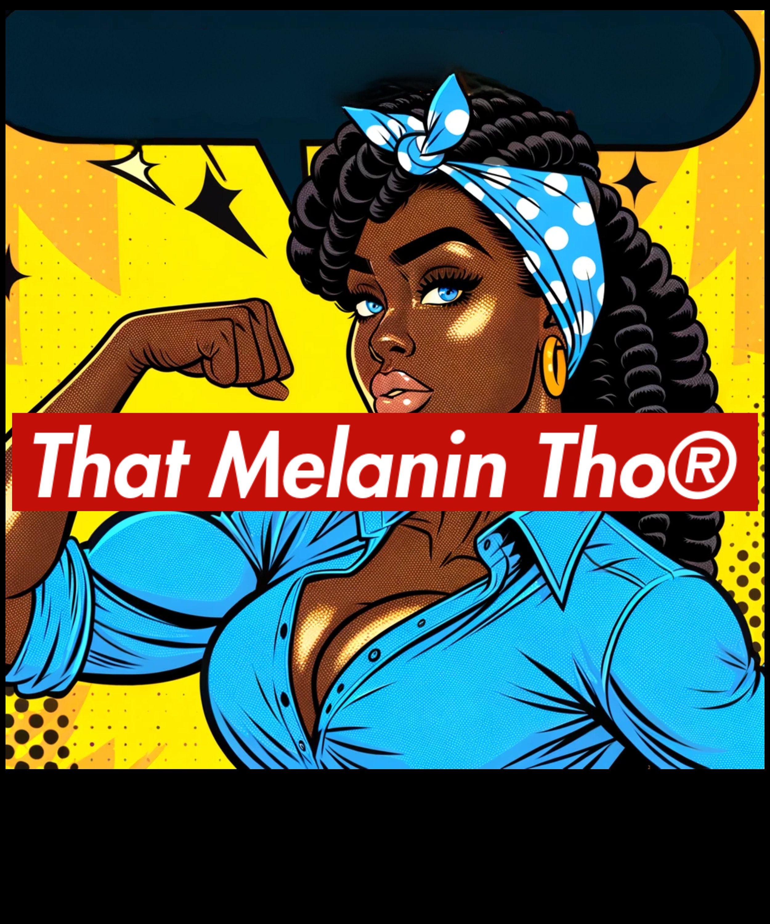 Black Woman Pop Art Digital Art African American Beautiful Women WOW ...