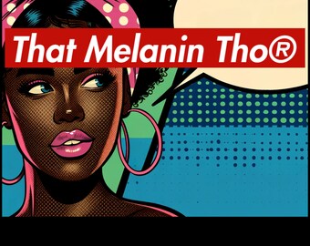 Black Woman Pop Art Digital Art | African American Beautiful Women WOW Pop Art | Afro Riveter Art | Digital Download ONLY