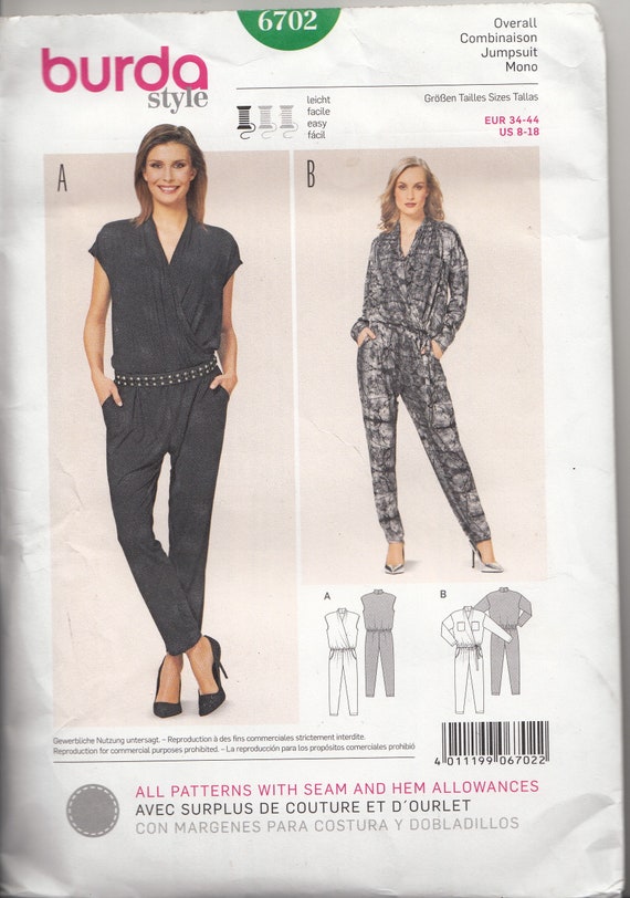 burda style jumpsuit
