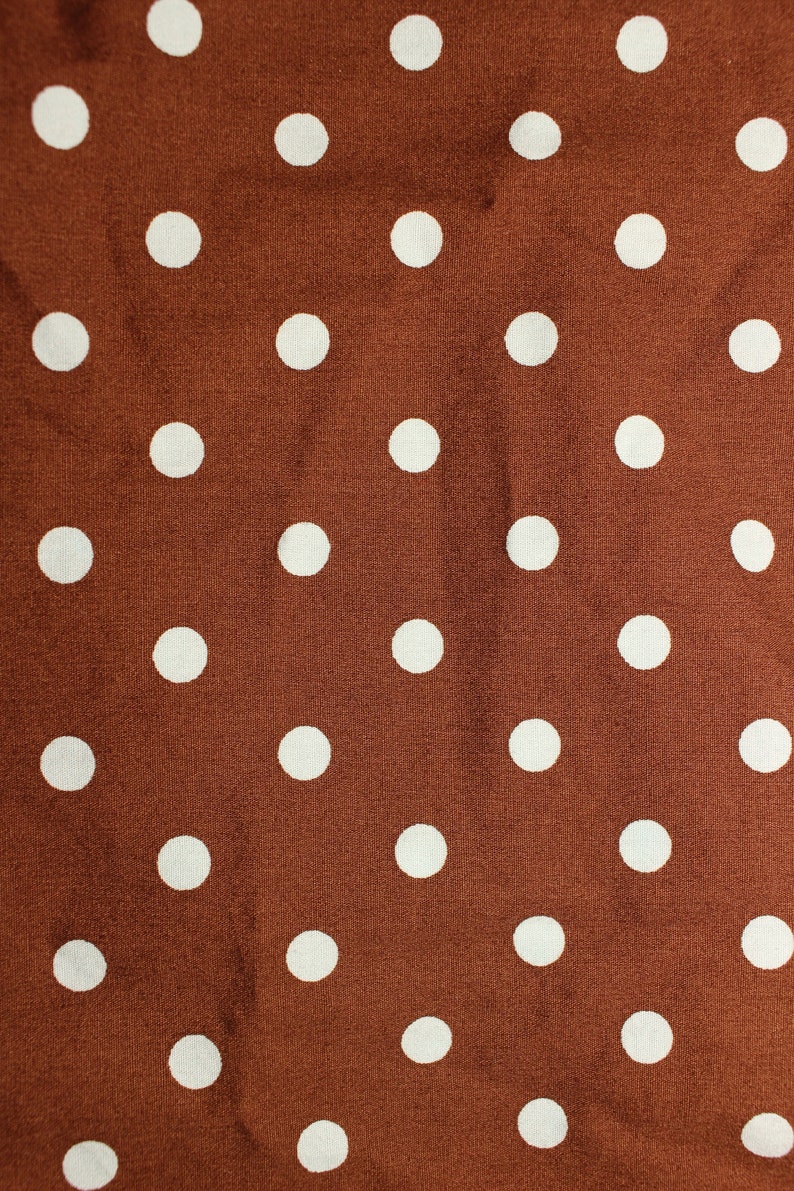 shirt fabric Robert Kaufman Fabric Pimatex Basics Aqua Polka Dots on Brown #BKT6001 BTY by the yard dress fabric pima cotton fabric