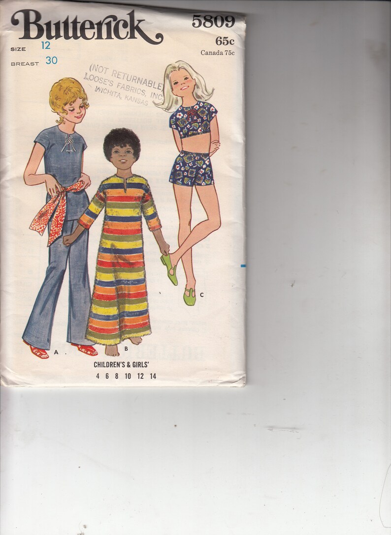 BainLes Simplicité De 12 Taille Poitrine 30 Enfants Tunique EnfantsMaillot GarçonsFillesLe Patron RobePour 5809 CxdoeWrB