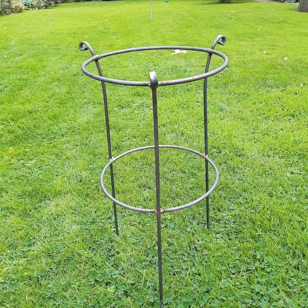 Tall Commercial Grade, Antique Style Metal Herbaceous Perennial/Peony Plant Support made From 8mm Bar