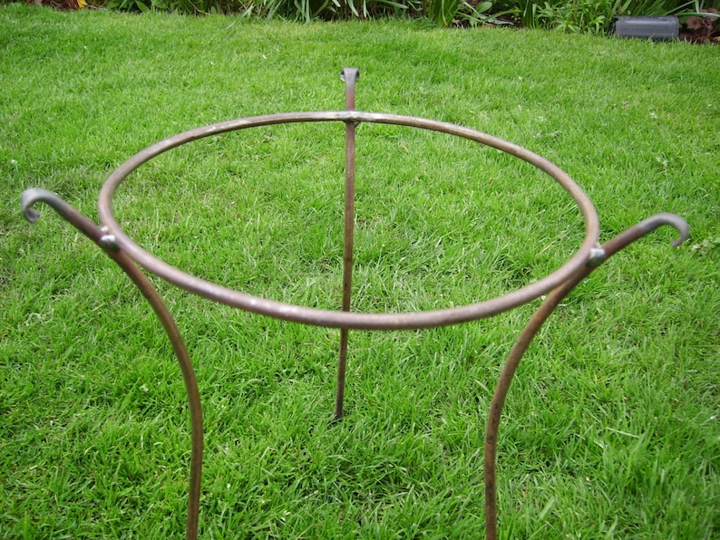 PEONY PLANT SUPPORT 5//16/" BAR LARGE HEAVY DUTY HANDMADE METAL HERBACEOUS