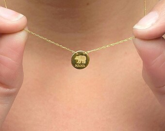 Mama Bear Necklace - Etsy