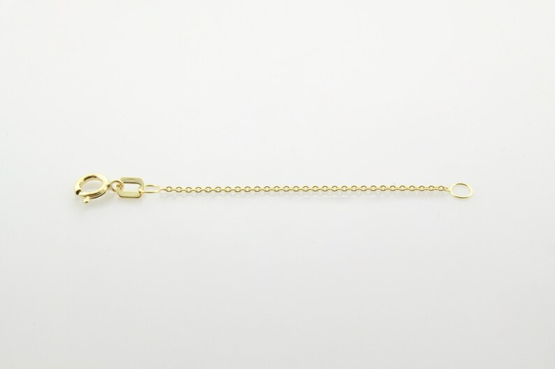 14K Solid Gold Necklace/bracelet Chain Extender Gold Chain Etsy