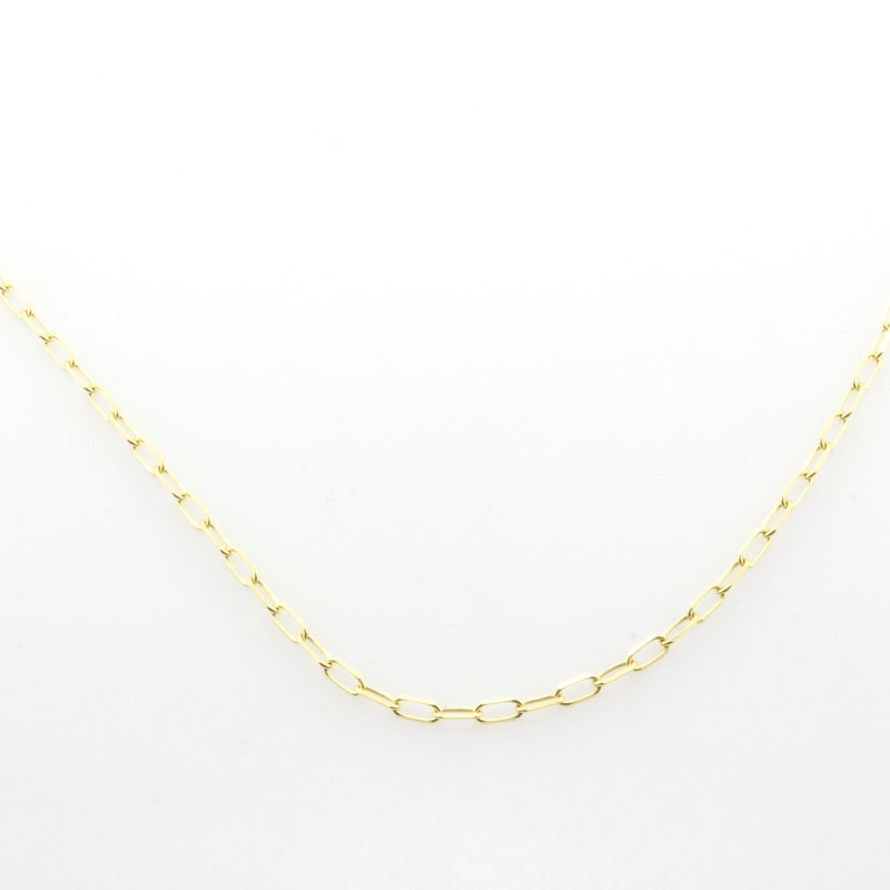 14k gold tie chain