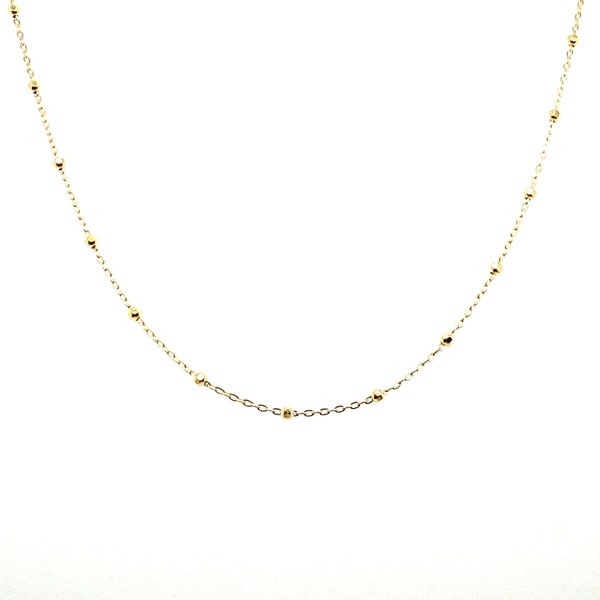 Faceted Ball Chain Etsy