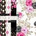 see more listings in the Floral Digital Paper section