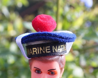Collection marine  : 15 chapeaux de marin mesurant 3.5 cm