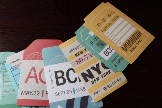 paper luggage labels