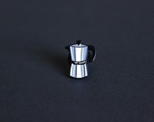 Coffee Maker Pin - Coffee Enamel Pin - Moka pot pin - Camper Pin -Italian Coffee Maker Pin - Hard Enamel Pin - Enamel Pin Coffee