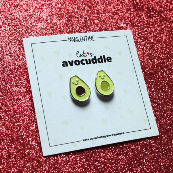 Valentine's Day Special Edition · Avocado Enamel Pin Set