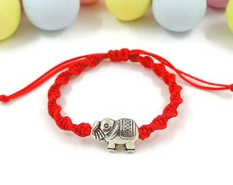 Bracelet bébé éléphant, éléphant porte-bonheur, bracelet porte-bonheur, éléphant mémoire, bracelet protection bébé, bracelet tout-petit, bracelet de force
