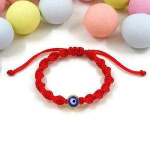 Böses Auge Baby Armband, Babyschutz Armband, rotes Armband Baby, Säugling Armband, Kleinkind Armband, Neugeborenen Armband, Baby Jungen Armband