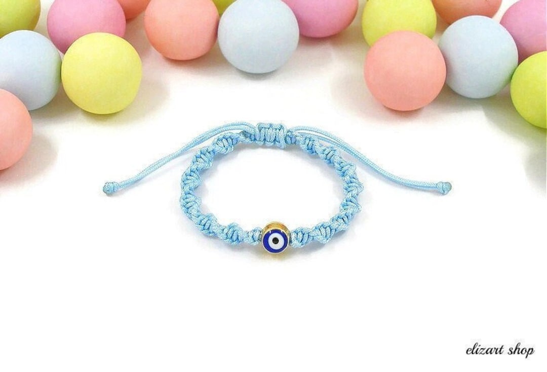 Evil Eye Baby Bracelet, Baby Protection Bracelet, Toddler Bracelet