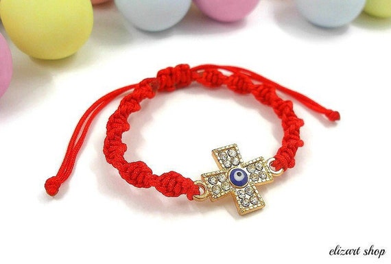 Baby Protection Bracelet Baby Cross Bracelet Evil Eye Baby