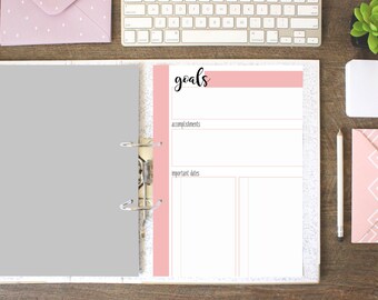 A5 Planner Pages (DIGITAL DOWNLOAD)