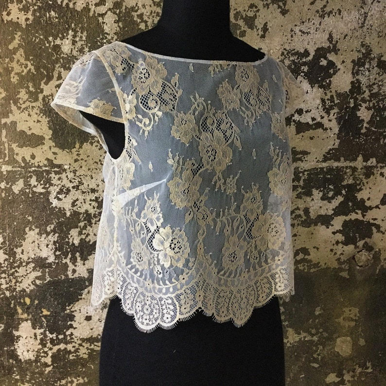 Bridal Cover Up Wedding Dress Topper Wedding cover up Lace Bolero Dress Topper Wedding Top Bridal Lace Top Wedding Separates