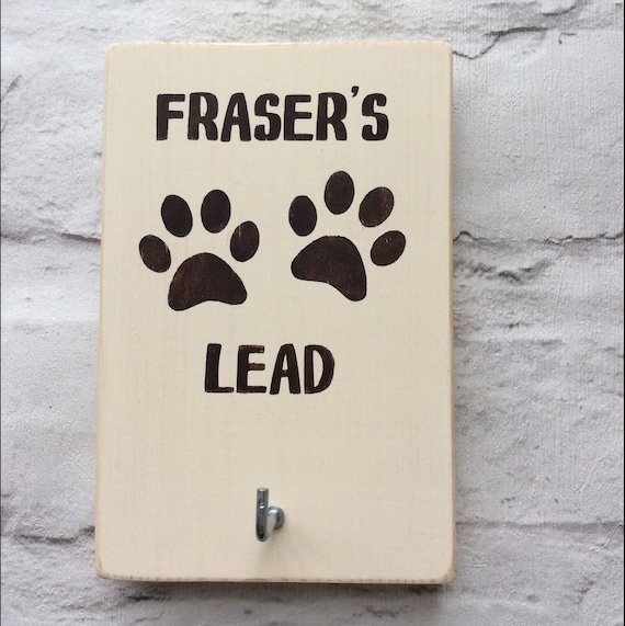 personalised dog lead holders