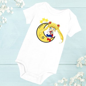 Sailor Moon Body Suit Sailor Scout In Training Newborn Etsy