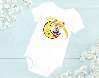 sailor moon baby onesie