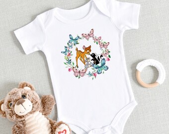 bambi onesie baby