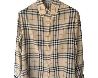 Chemise vintage Burberrys chemise camicia ourlet