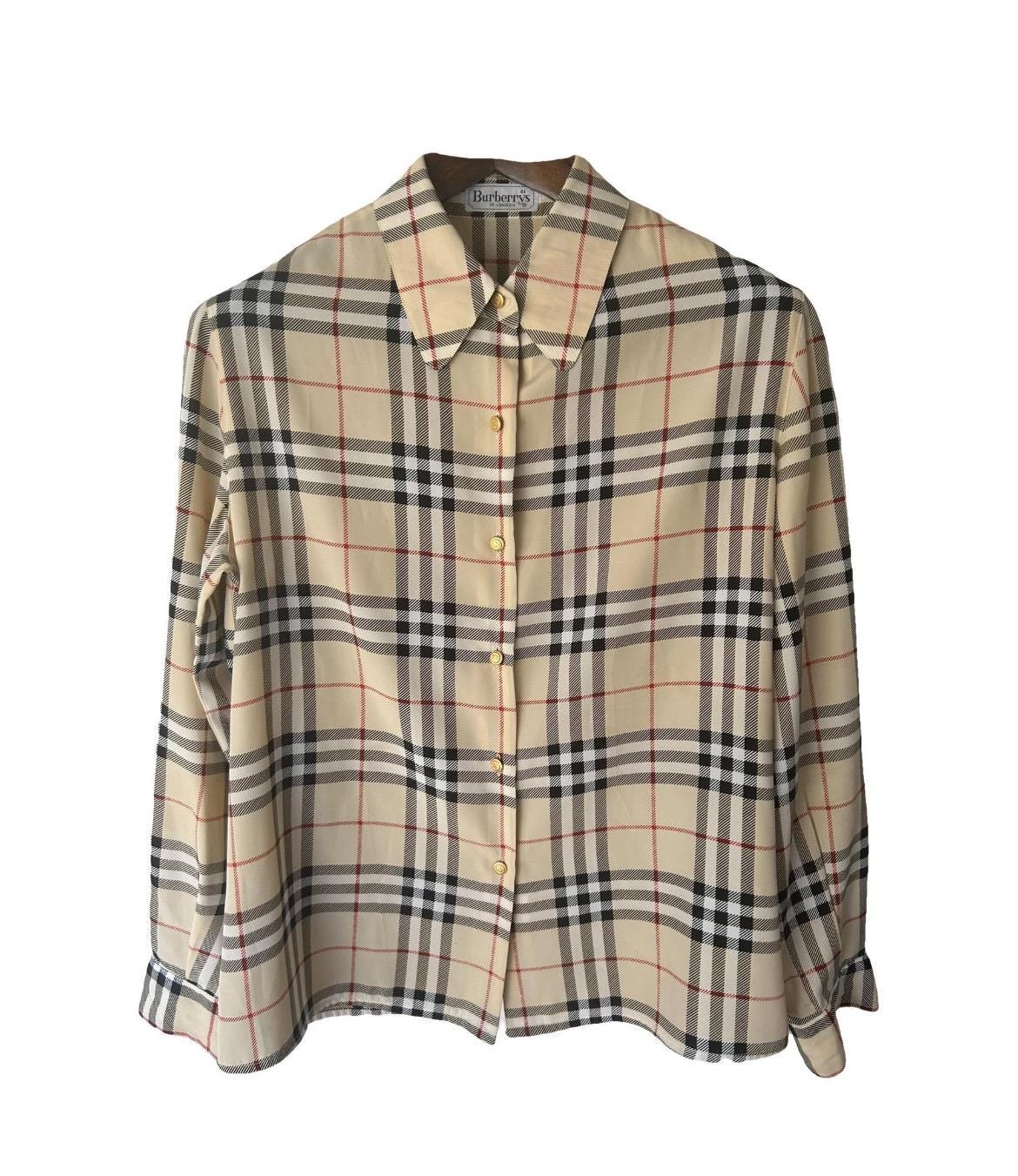 Vintage Burberry's Shirt - Etsy