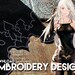 A2 nier automata cosplay costume embroidery