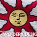 Dark Souls embroidery design keep calm and praise the sun
