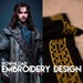Kili Shirt embroidery design for cosplay costume