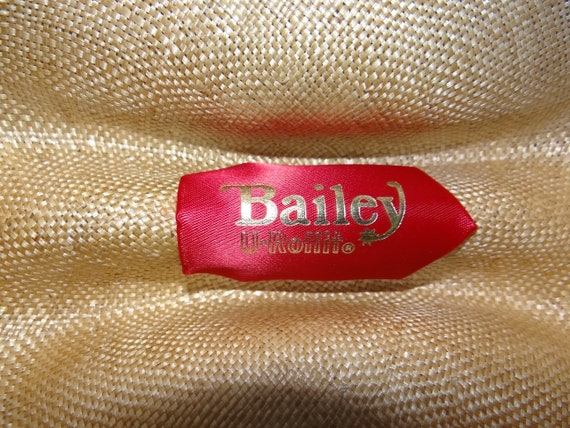 Bailey U-Rollit, Vintage Panama straw hat - image 9