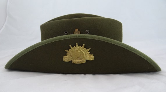 Akubra Military Hat slouch Hat Suede 
