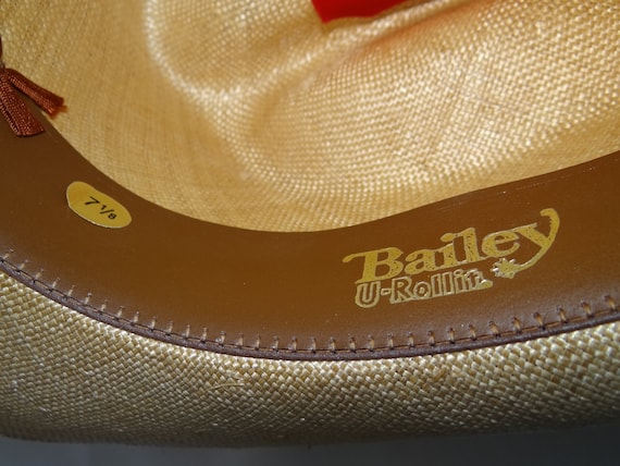 Bailey U-Rollit, Vintage Panama straw hat - image 10