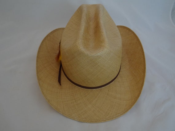 Chapeau Western Vintage Bailey U-Rollit – Feutre Noir Avec Strass, Taille 7-1/8