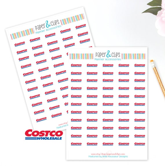 55 Costco reminder stickers Planner Stickers Reminder Etsy