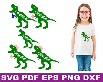 Download Three rex svg Three Rex Three Rex file Dinosaur Birthday ...